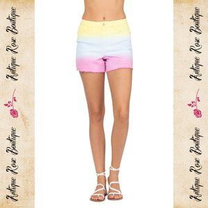 🌹 Judy Blue Dip Tie Dye Cut Off Shorts